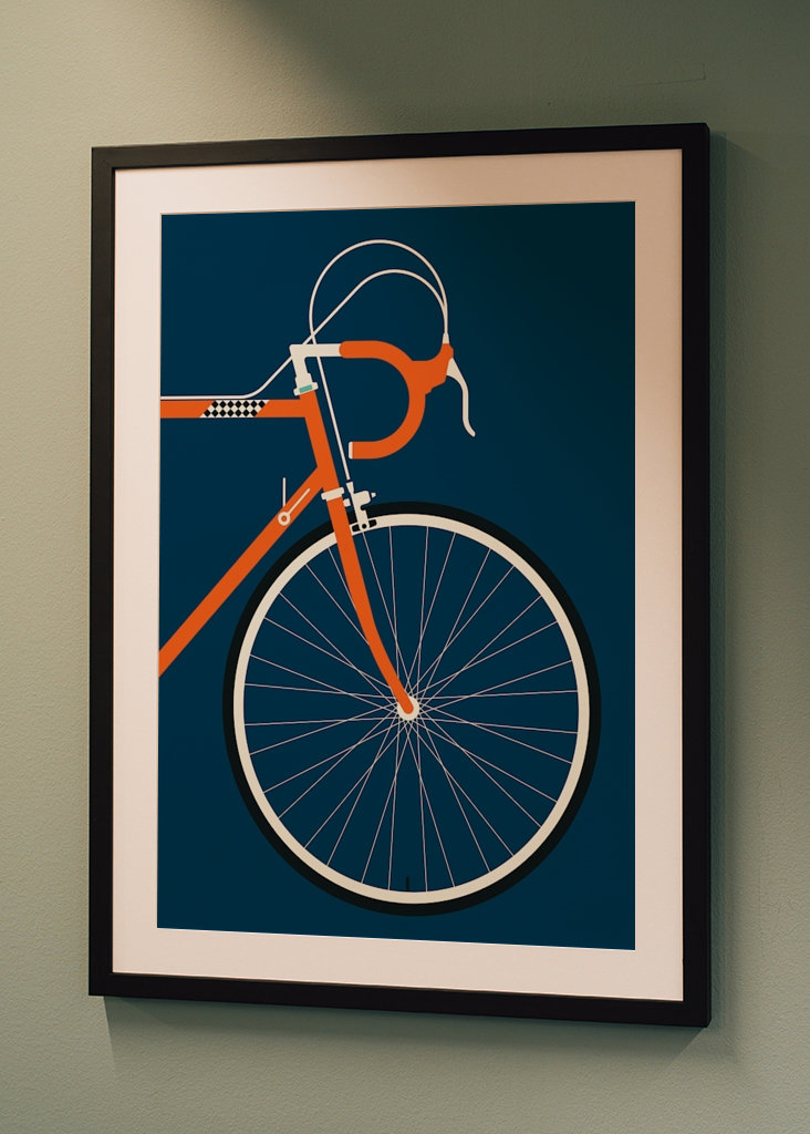 Swedish racing bike - front