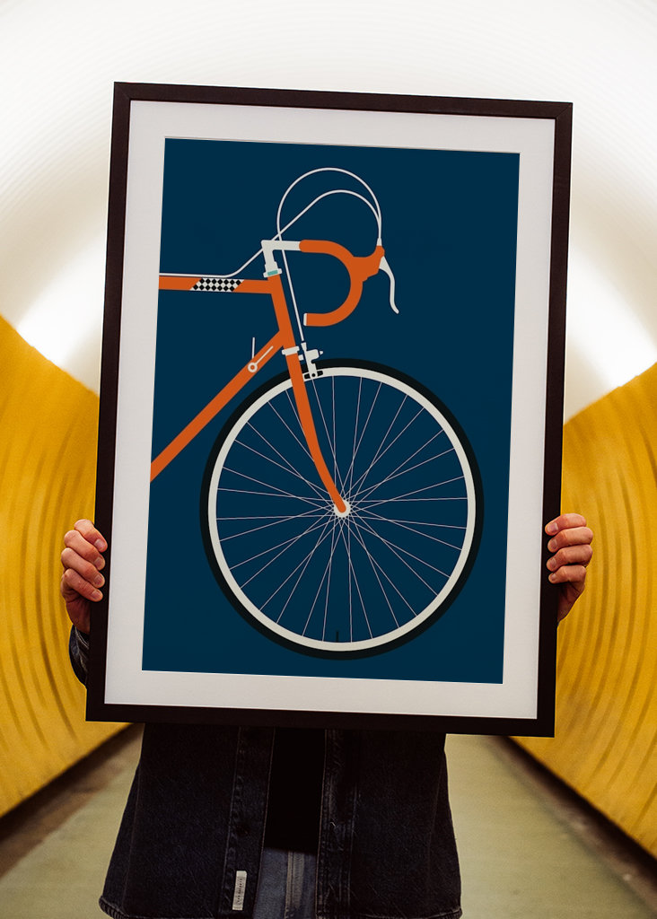 Swedish racing bike - front