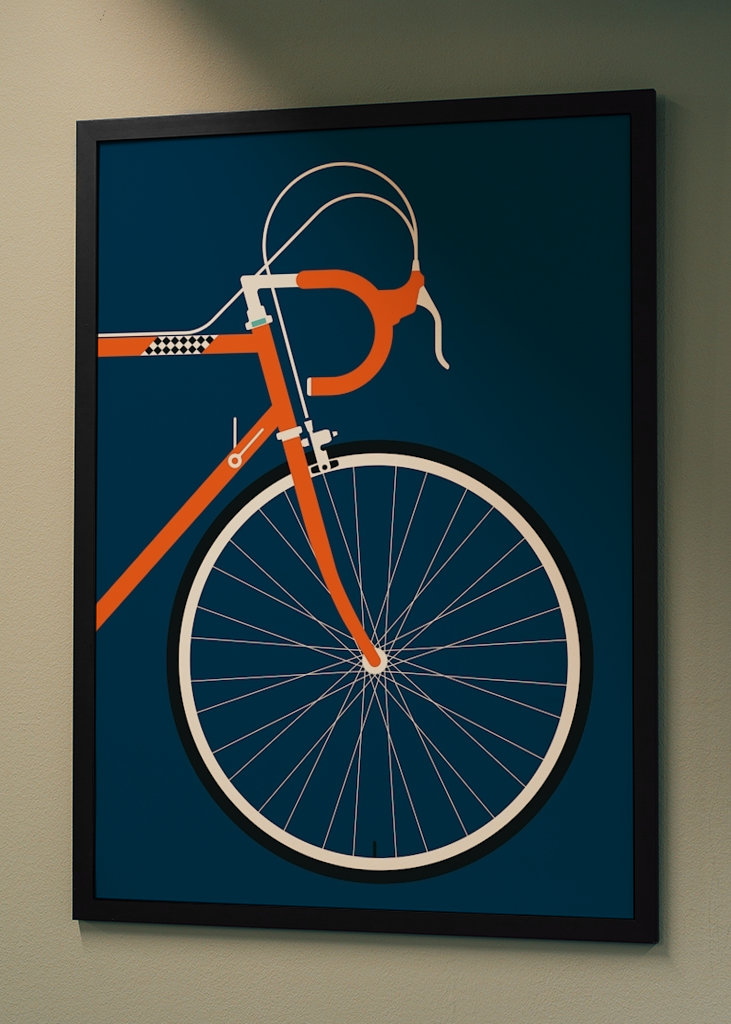 Swedish racing bike - front