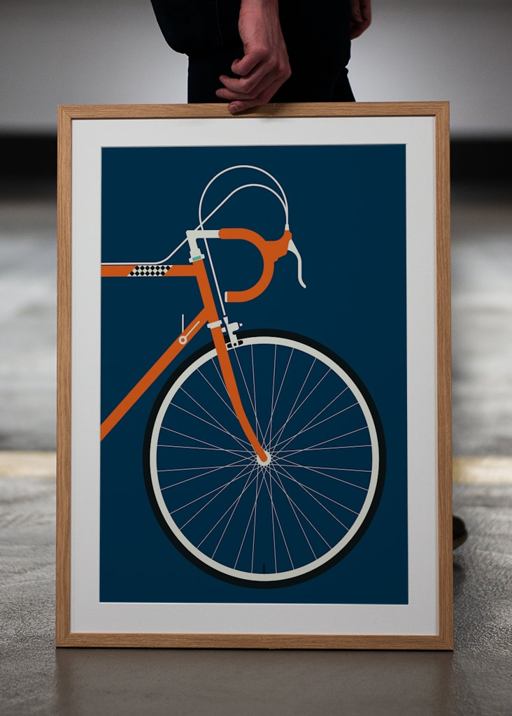 Swedish racing bike - front