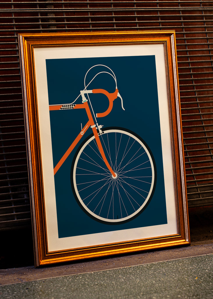 Swedish racing bike - front