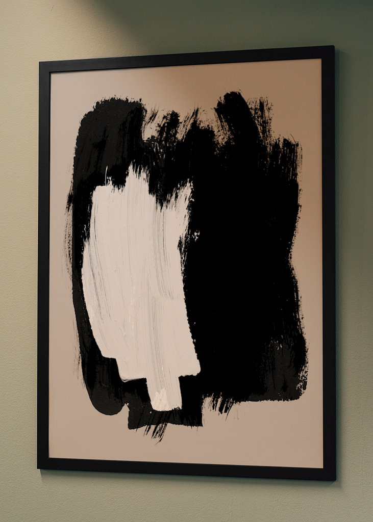 Abstracte penseelstreken 16