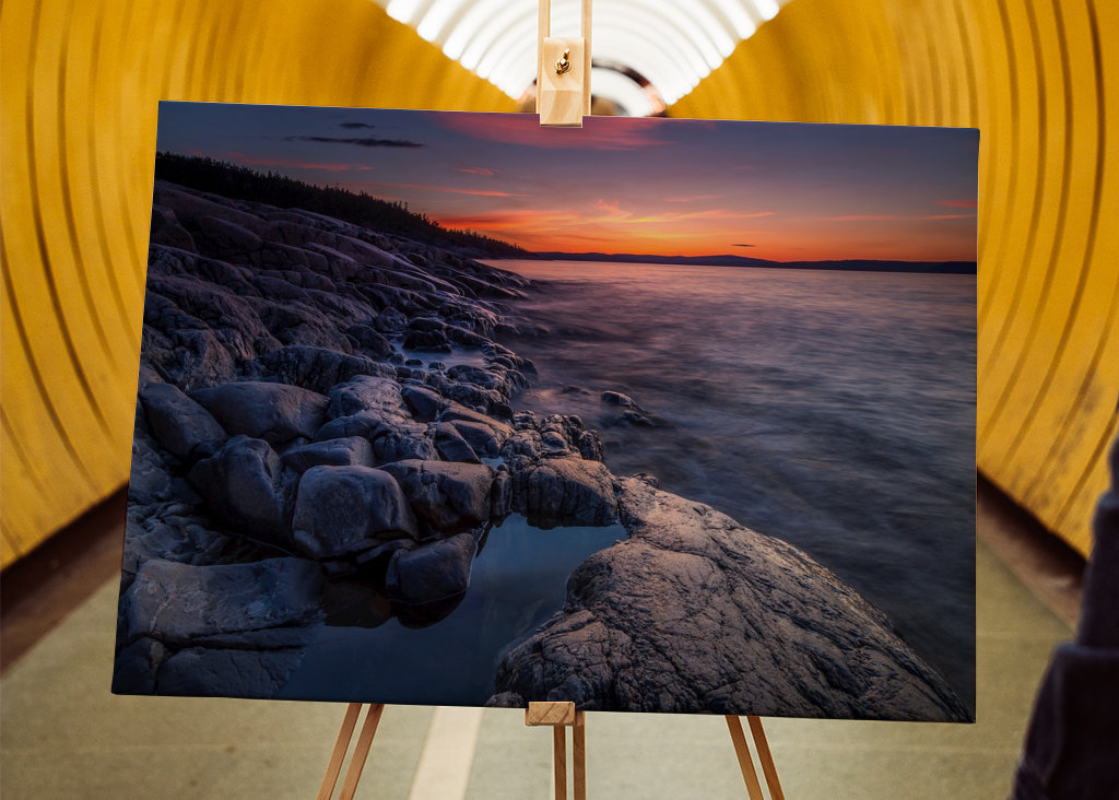 Sunset over Härnön