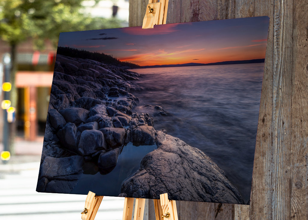 Sunset over Härnön