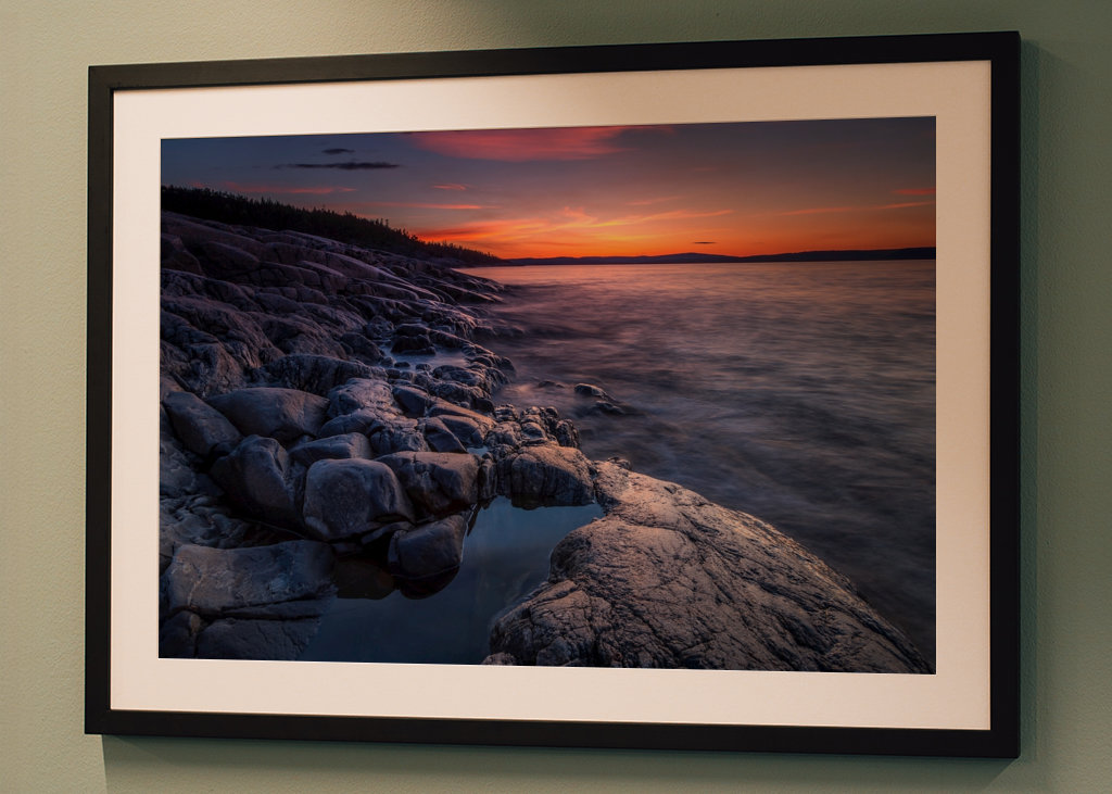 Sunset over Härnön
