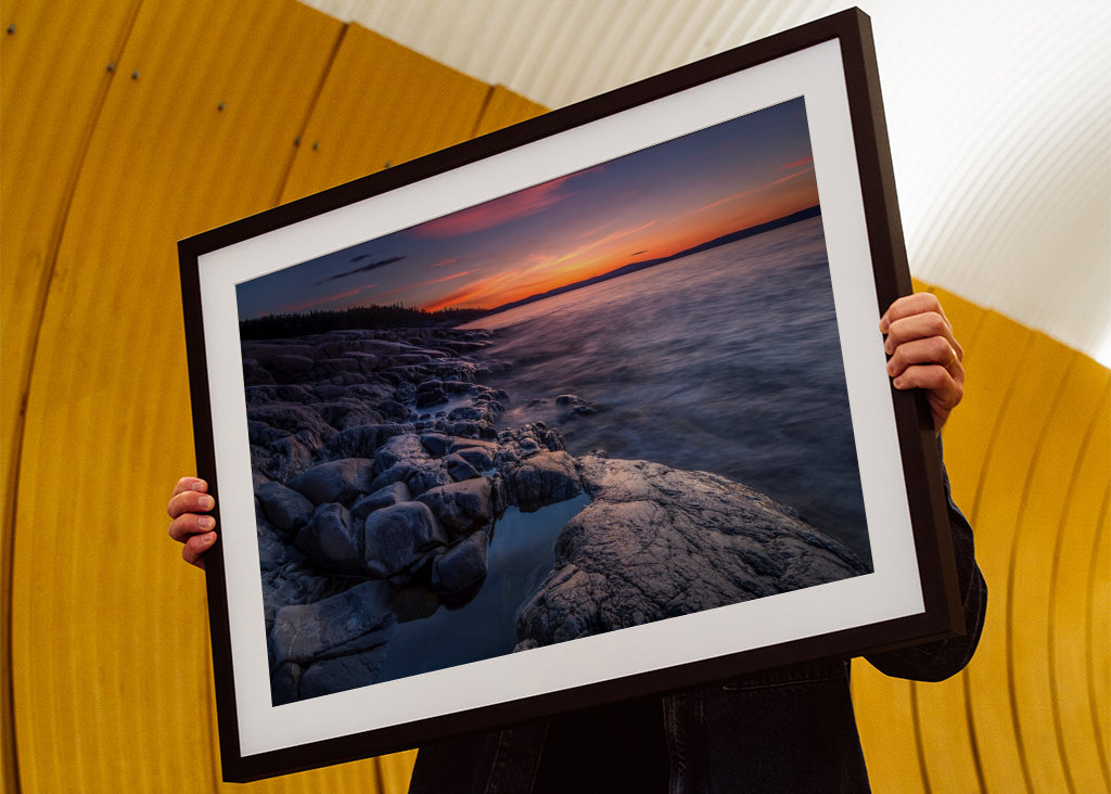 Sunset over Härnön