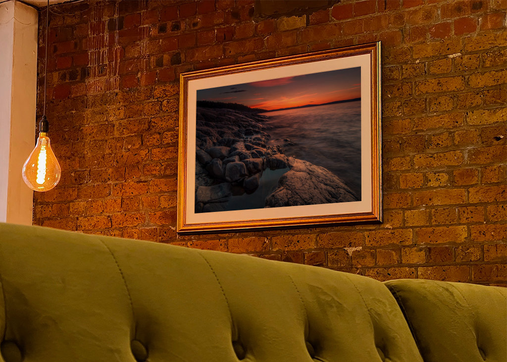 Sunset over Härnön