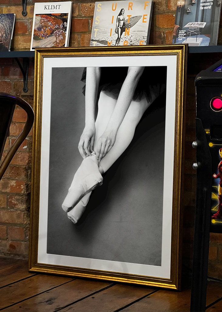 Ballerina stretching