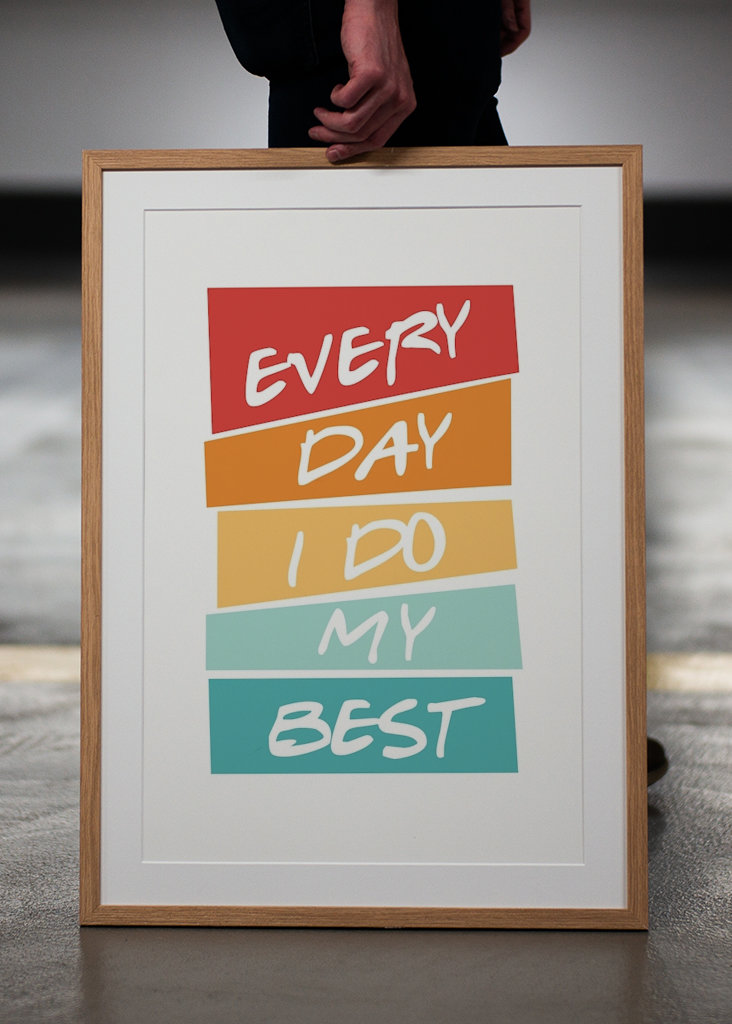 Každý den dělám to nejlepší, co je v mých silách