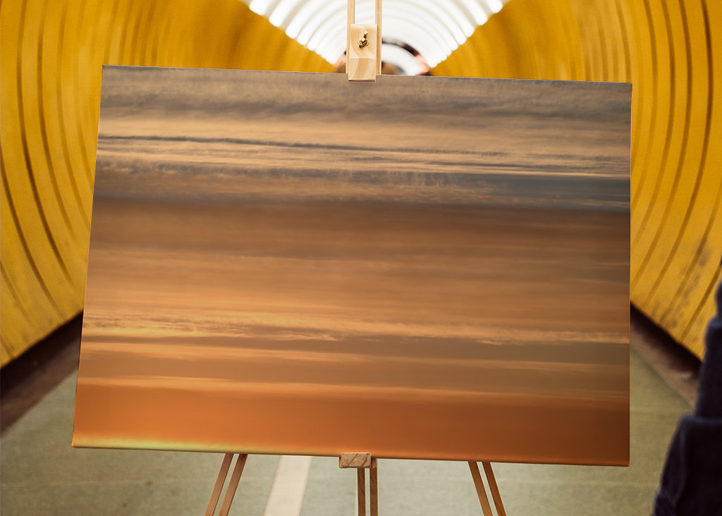 Barevné pruhy na obzoru