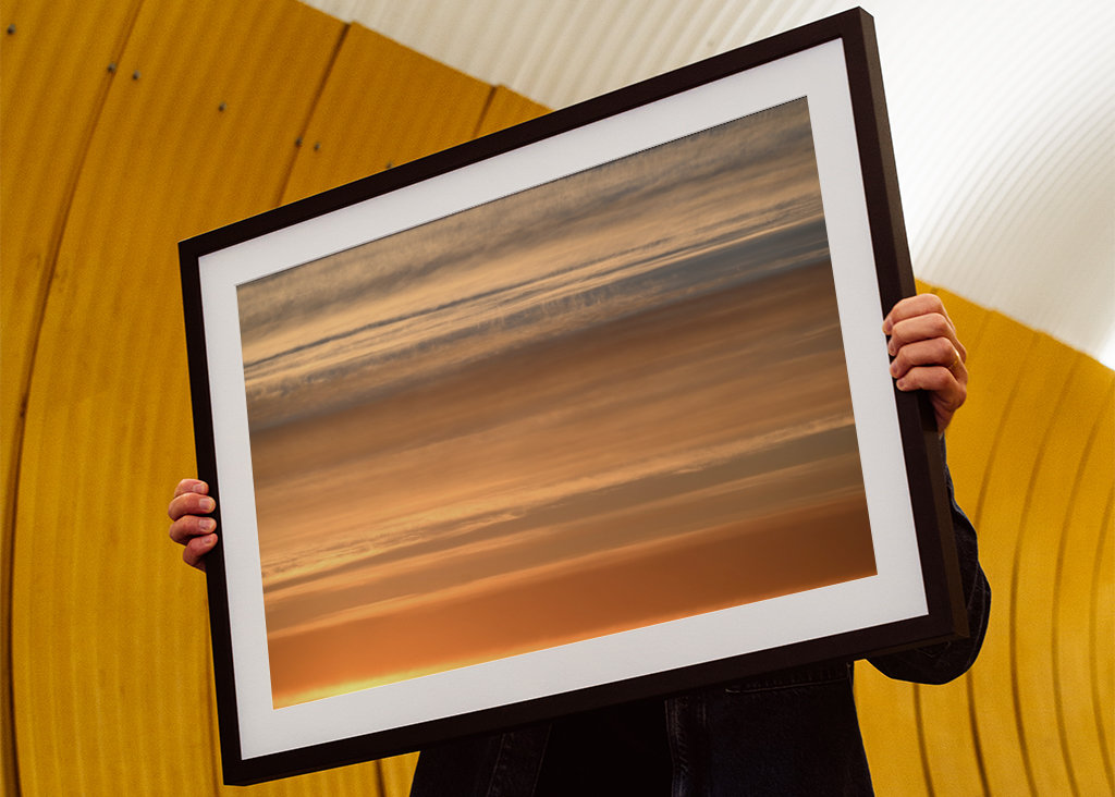 Barevné pruhy na obzoru