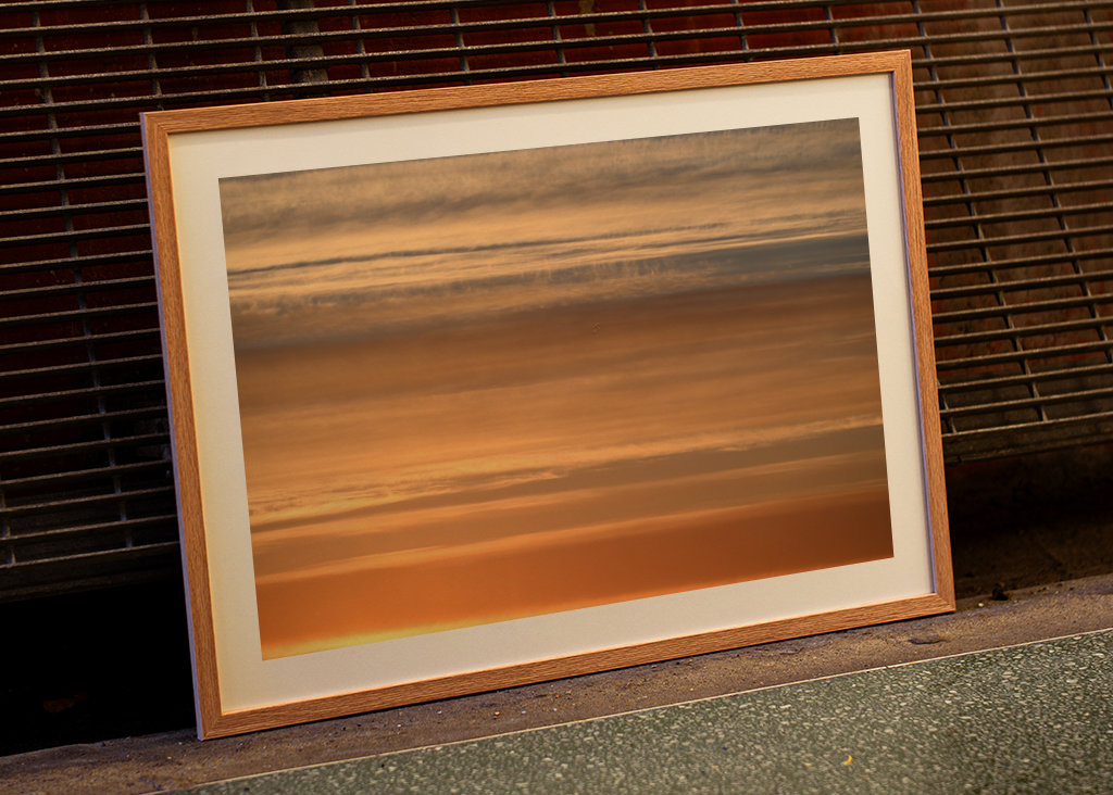 Barevné pruhy na obzoru