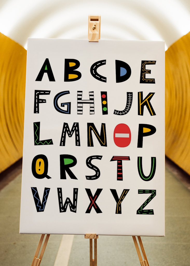 Alphabet poster