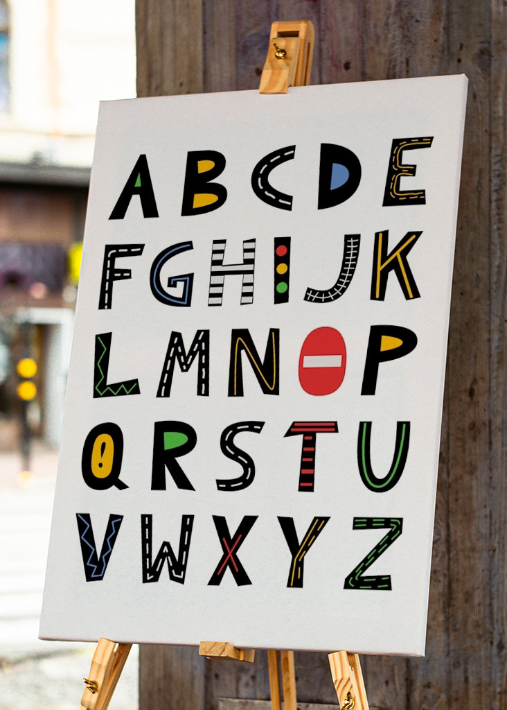 Alphabet poster