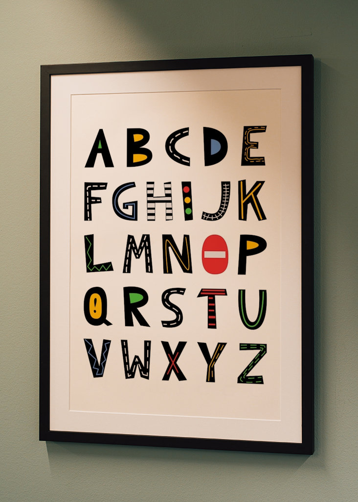 Alphabet poster