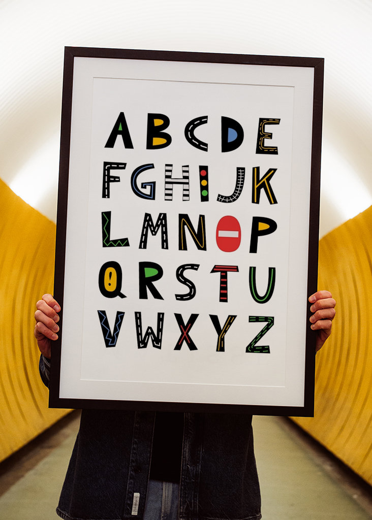 Alphabet poster