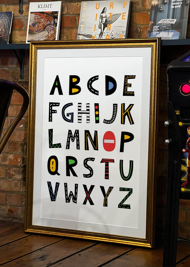 Alphabet poster