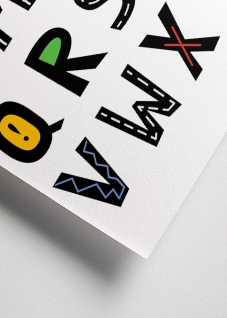 Alphabet poster