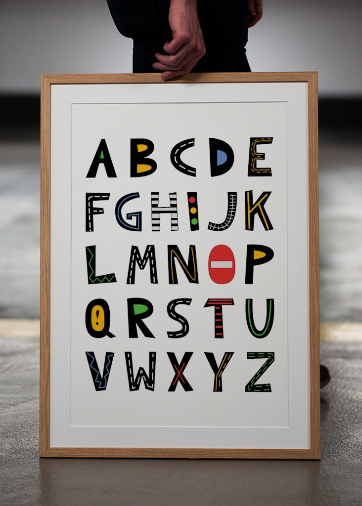 Alphabet poster