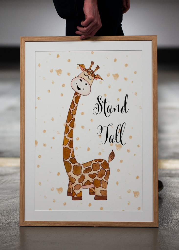 Postavte se na žirafu vysokou