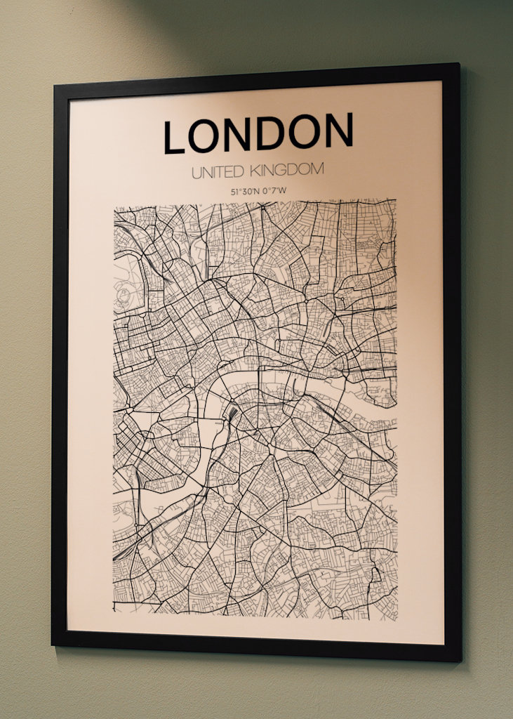 London City map Poster