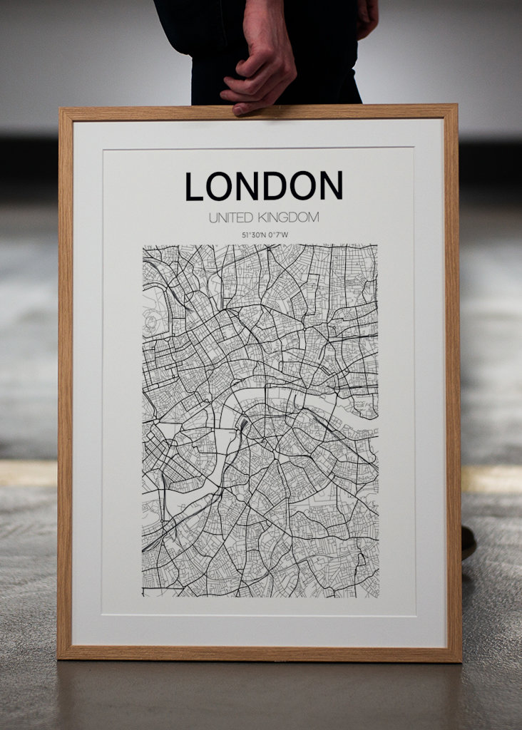 London City map Poster