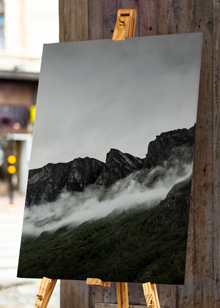 Mlžné norské hory