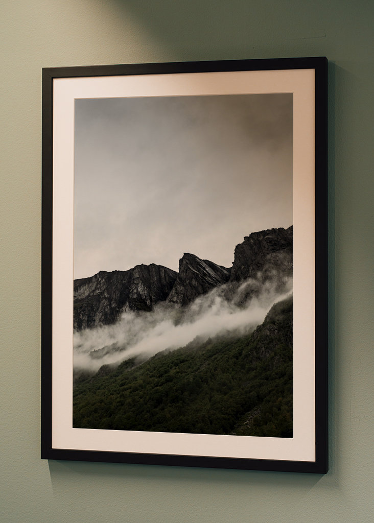 Mlžné norské hory