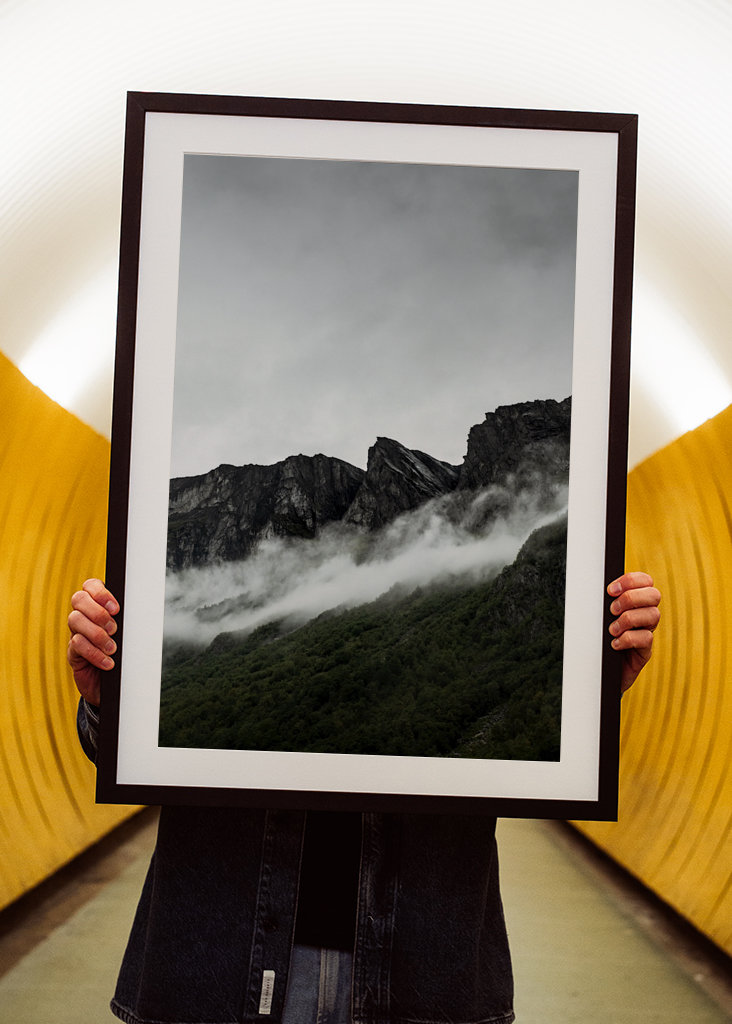 Mlžné norské hory