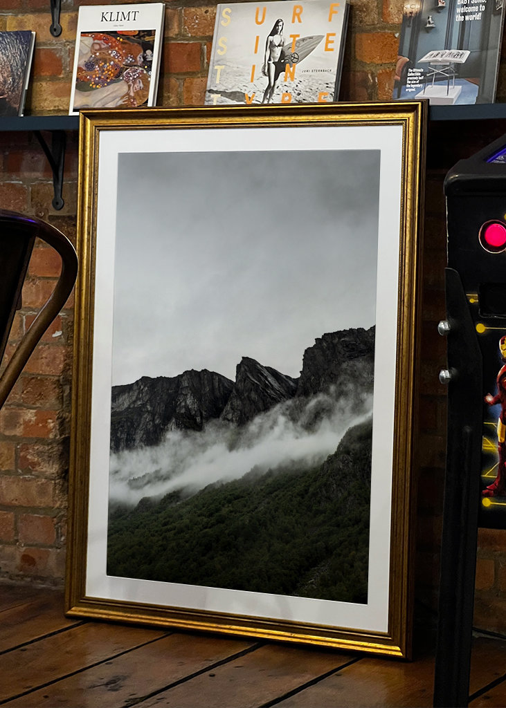 Mlžné norské hory