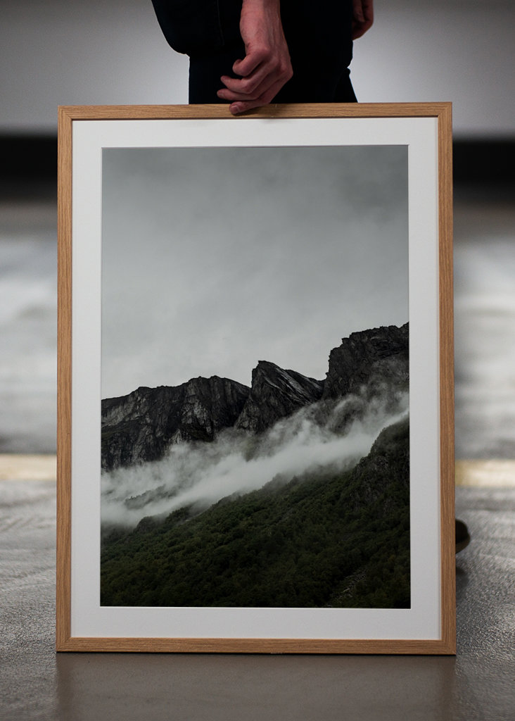 Mlžné norské hory