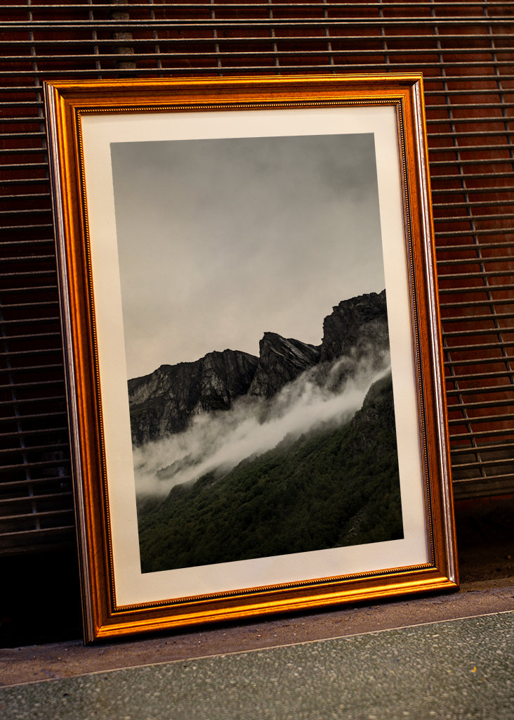 Mlžné norské hory