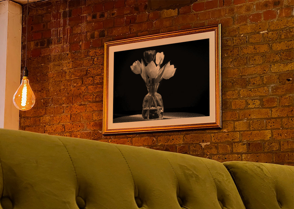 Krásná kytice tulipánů