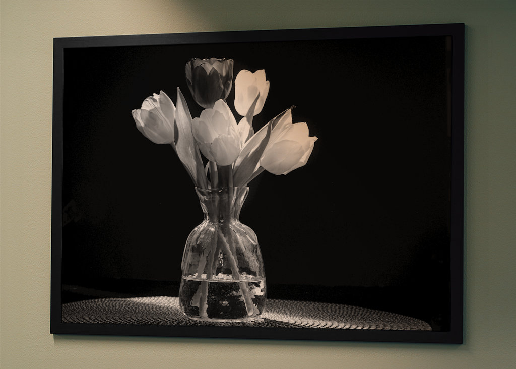 Krásná kytice tulipánů