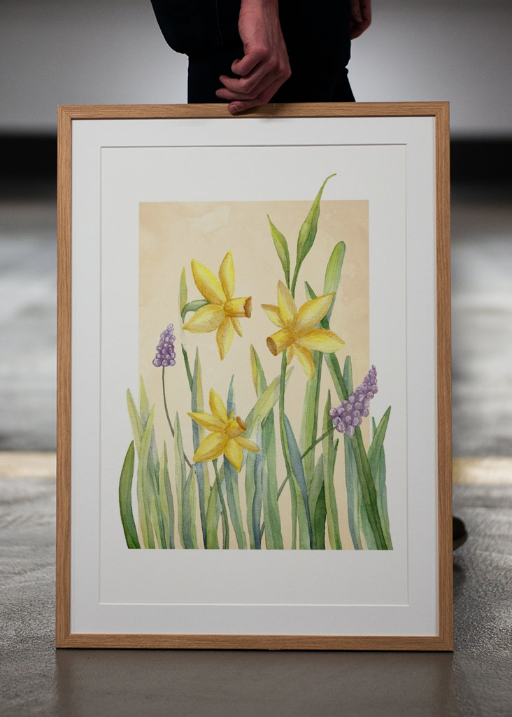 Forår blomster påskeliljer