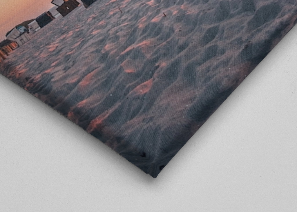 Solnedgang Østersøen strand