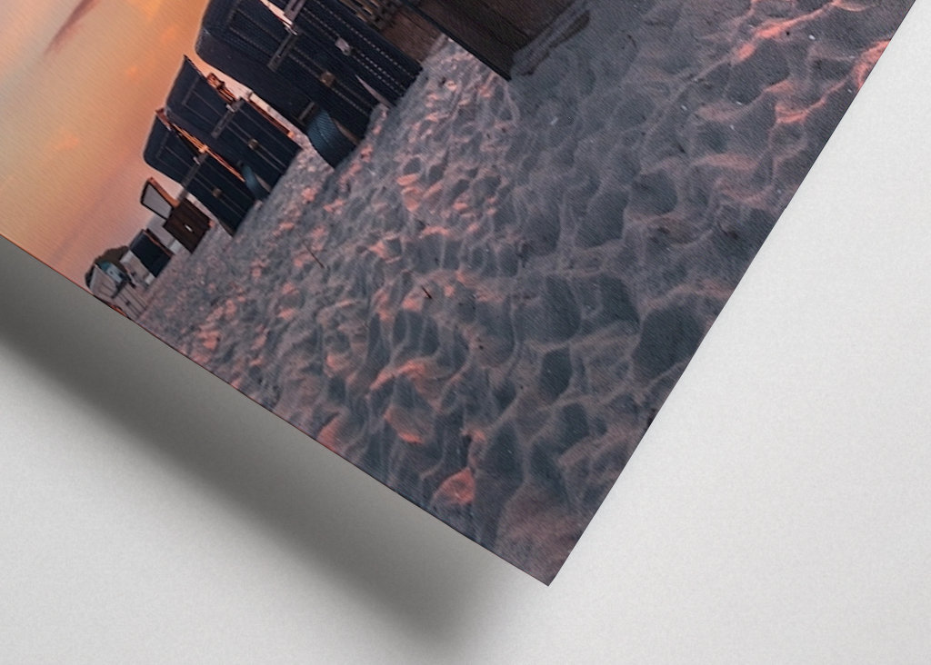 Solnedgang Østersøen strand