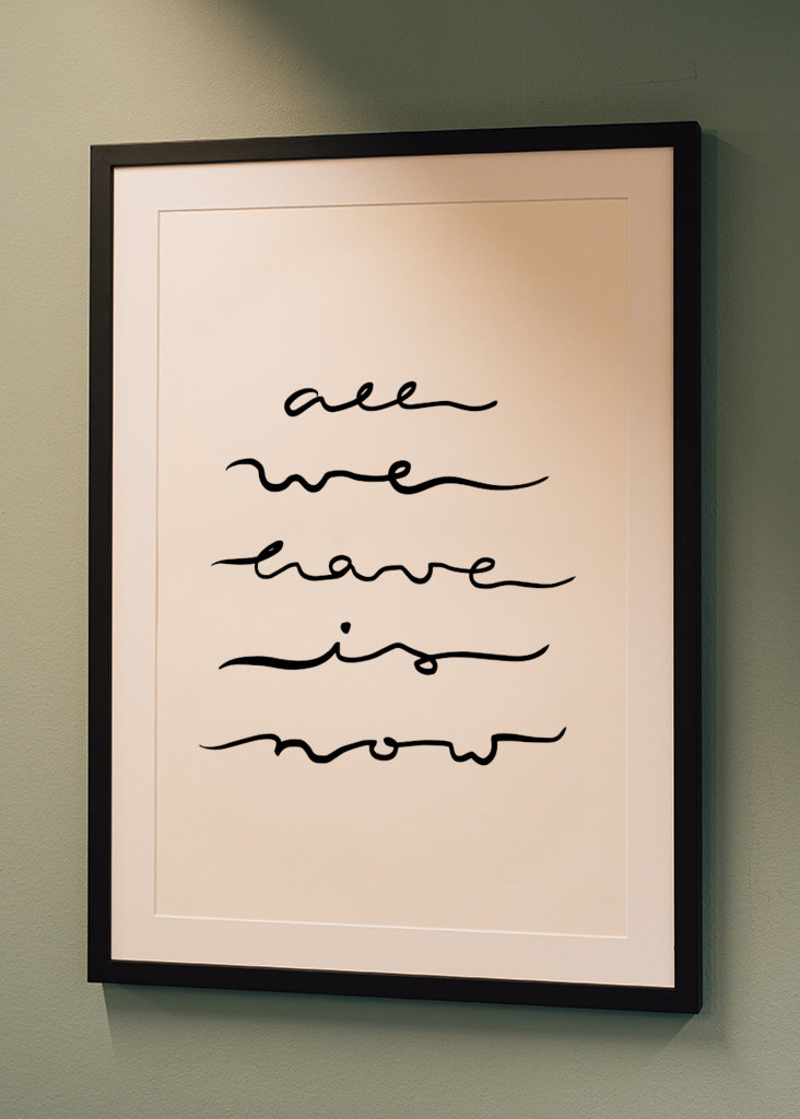 Tout ce que nous avons, c’est maintenant