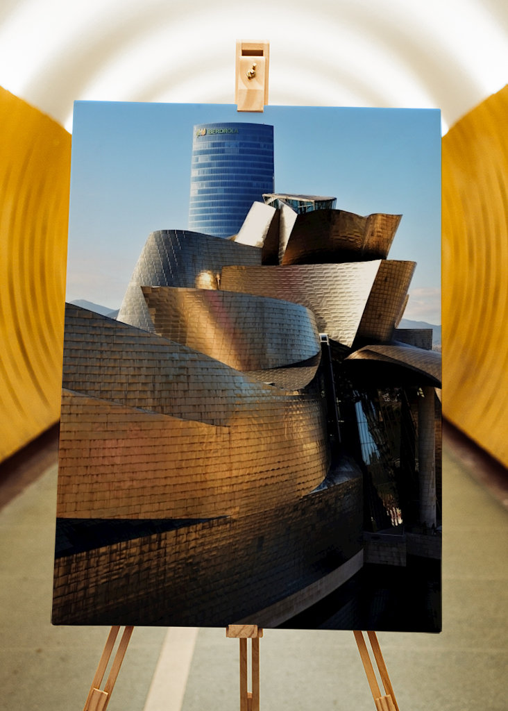 Guggenheim Bilbao in Gold