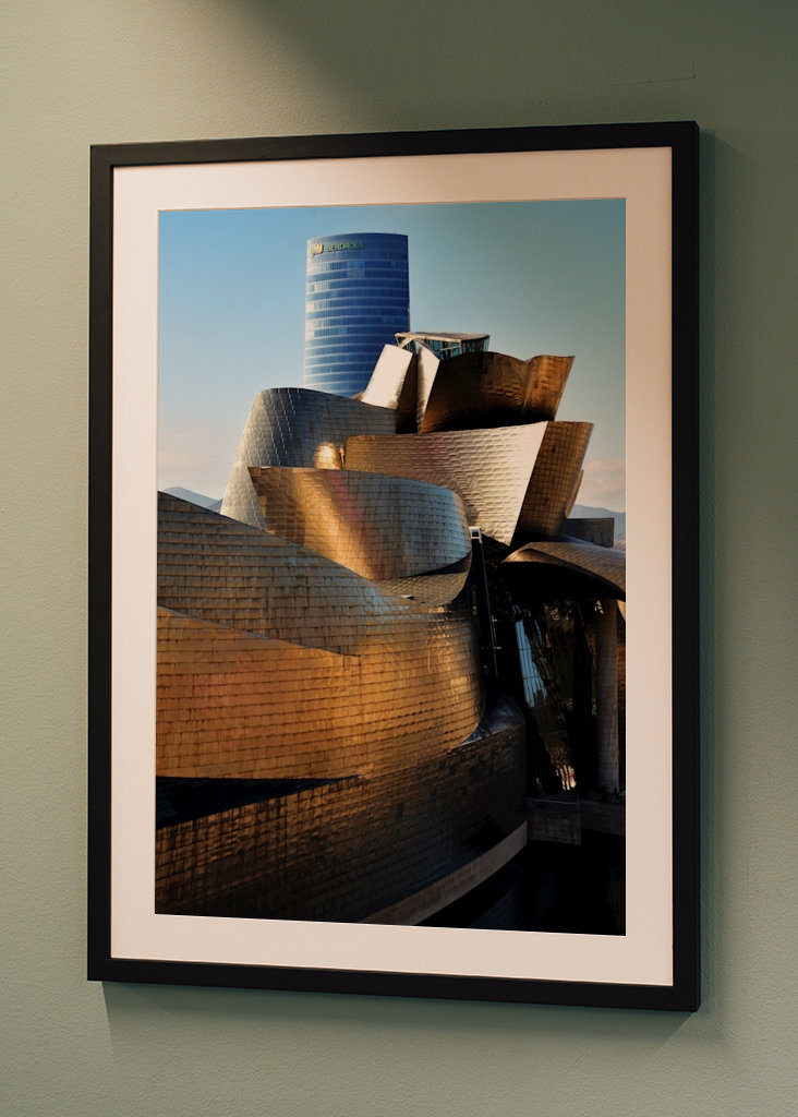 Guggenheim Bilbao in Gold
