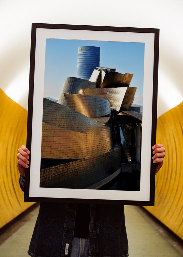 Guggenheim Bilbao in Gold