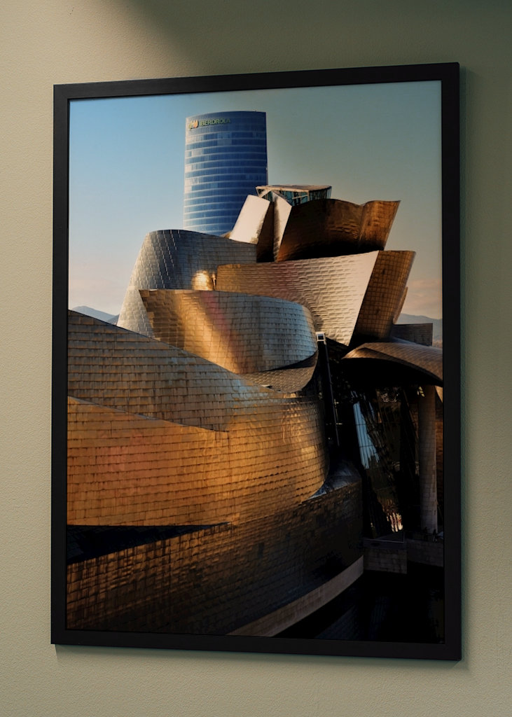 Guggenheim Bilbao in Gold