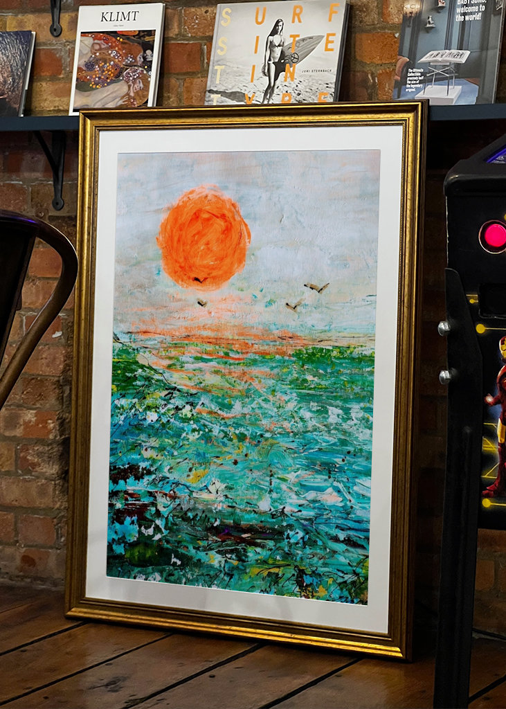 Sonnenuntergang abstrakt 