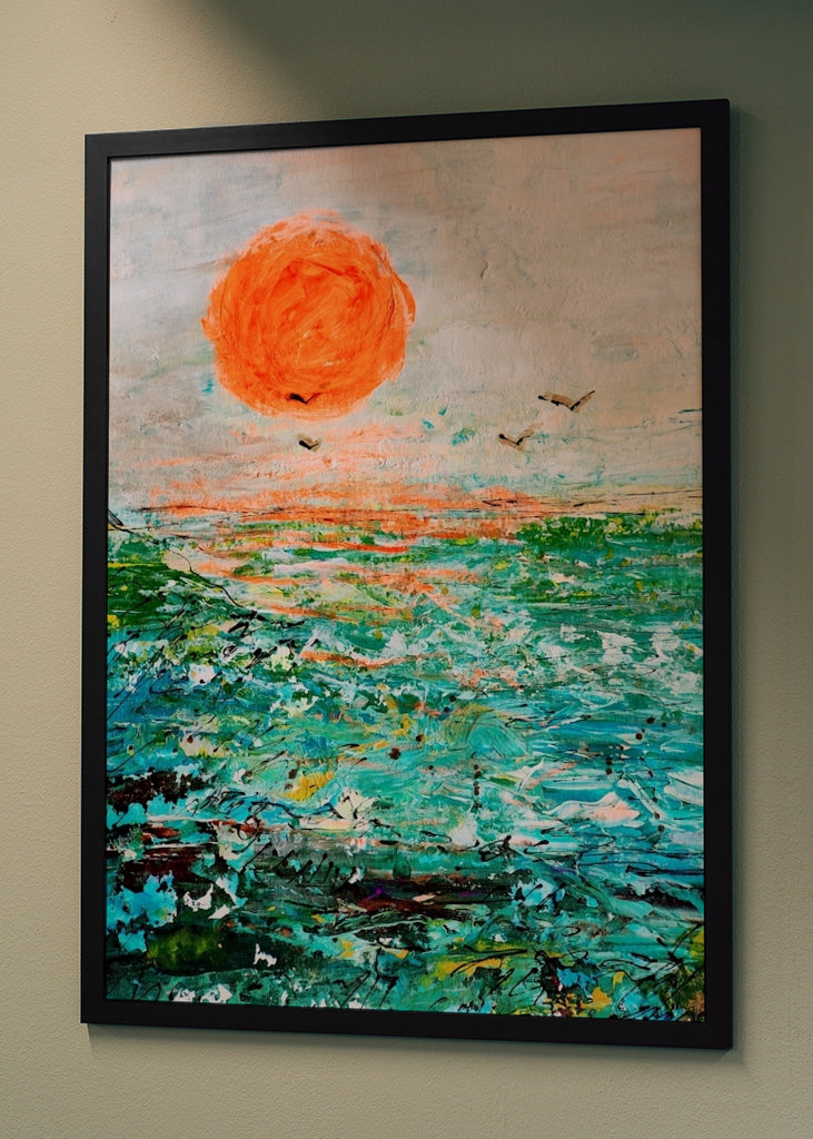 Sonnenuntergang abstrakt 