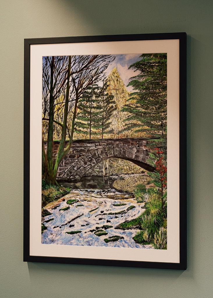 El Bode en las montañas del Harz