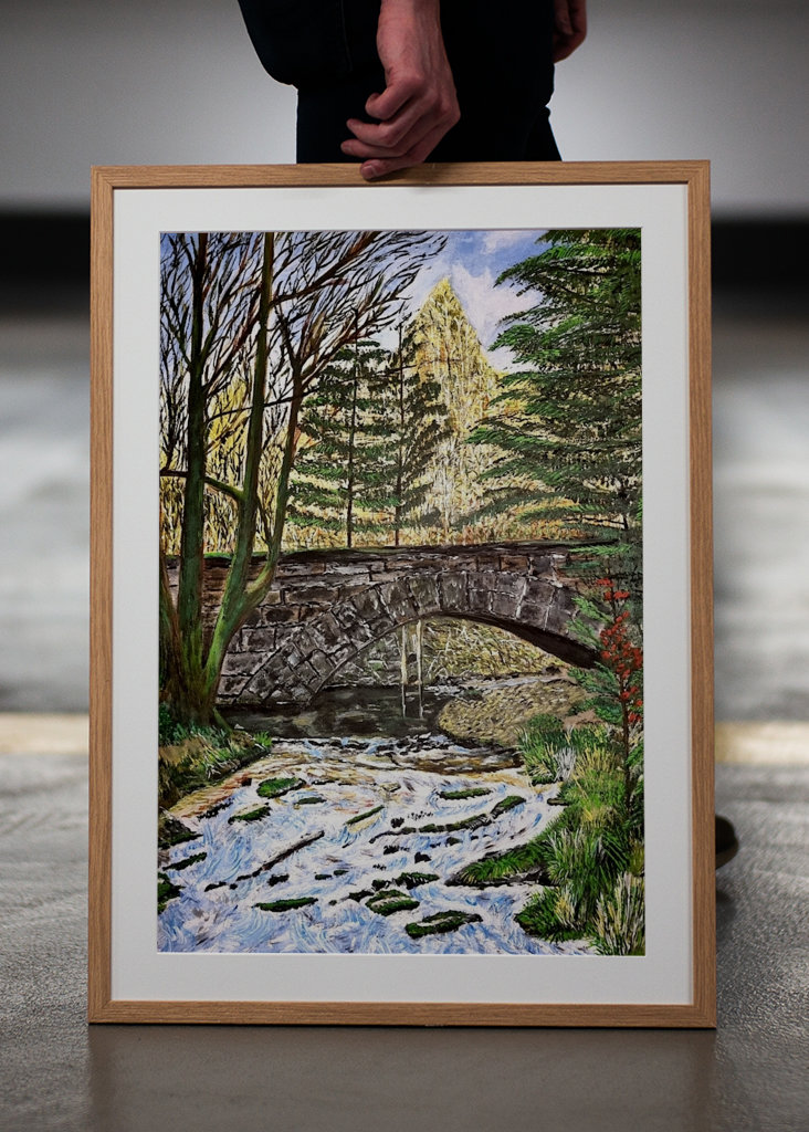 El Bode en las montañas del Harz