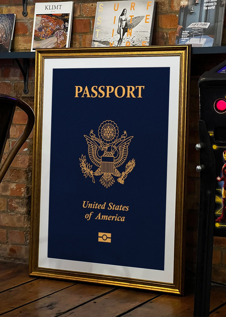United States Passport Poster
