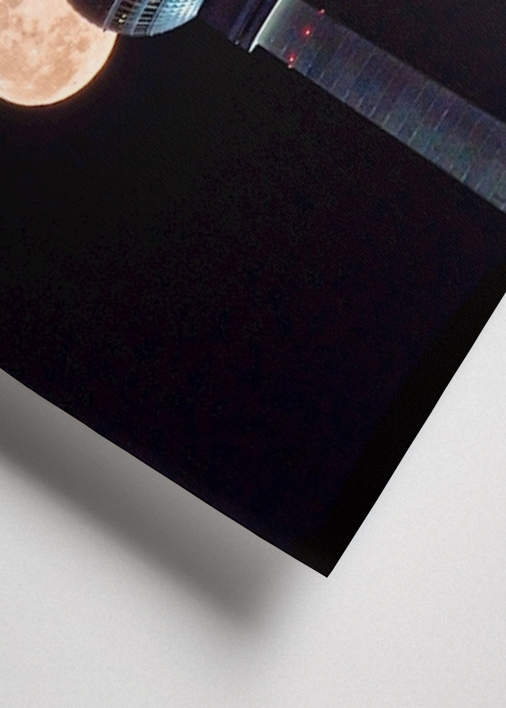 Vollmond am Fernsehturm 2