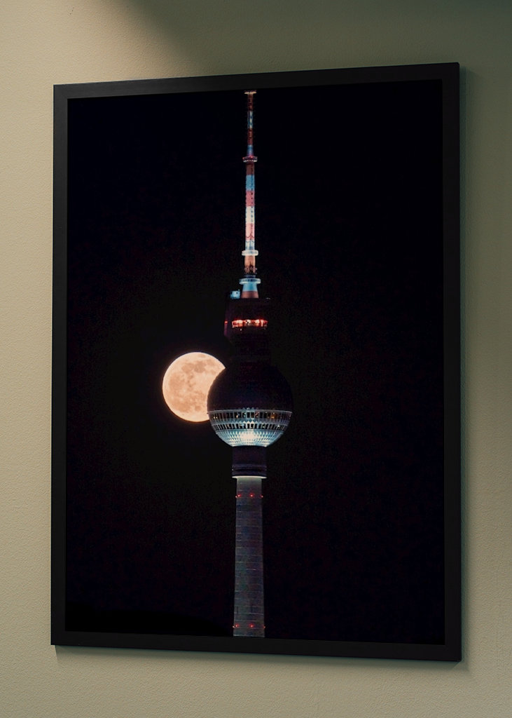 Vollmond am Fernsehturm 2