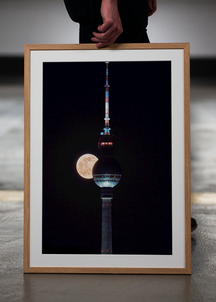 Vollmond am Fernsehturm 2